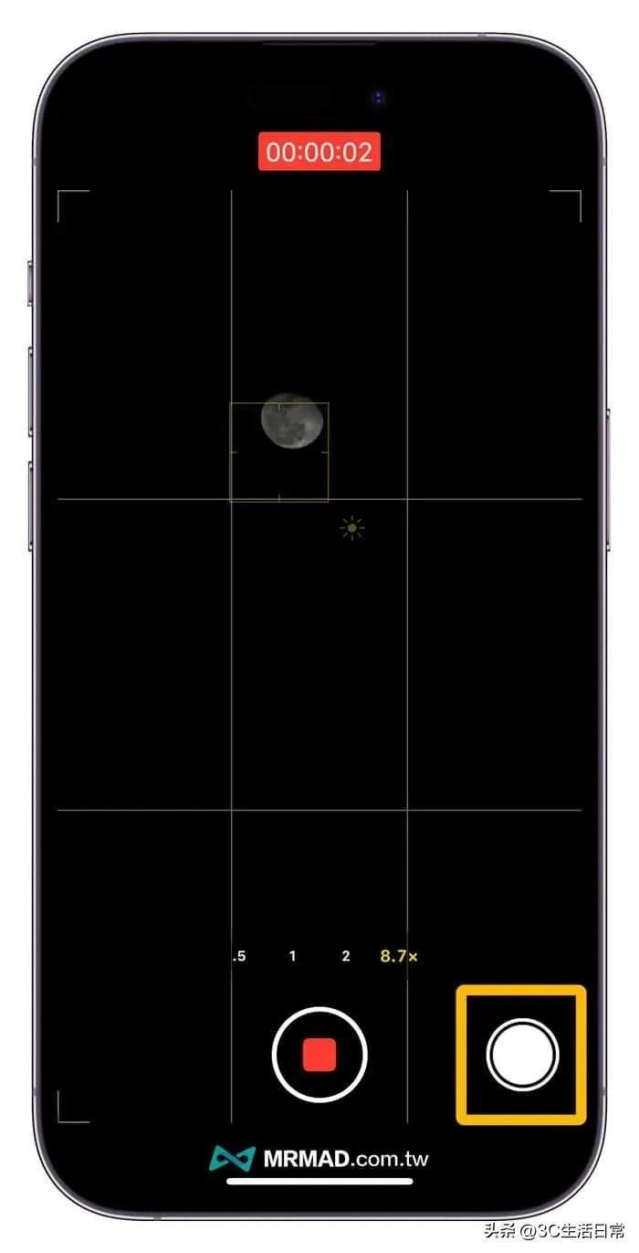 IPHONE怎么拍月亮表面不曝光（专业模式拍月亮更清晰的手机参数设置）
