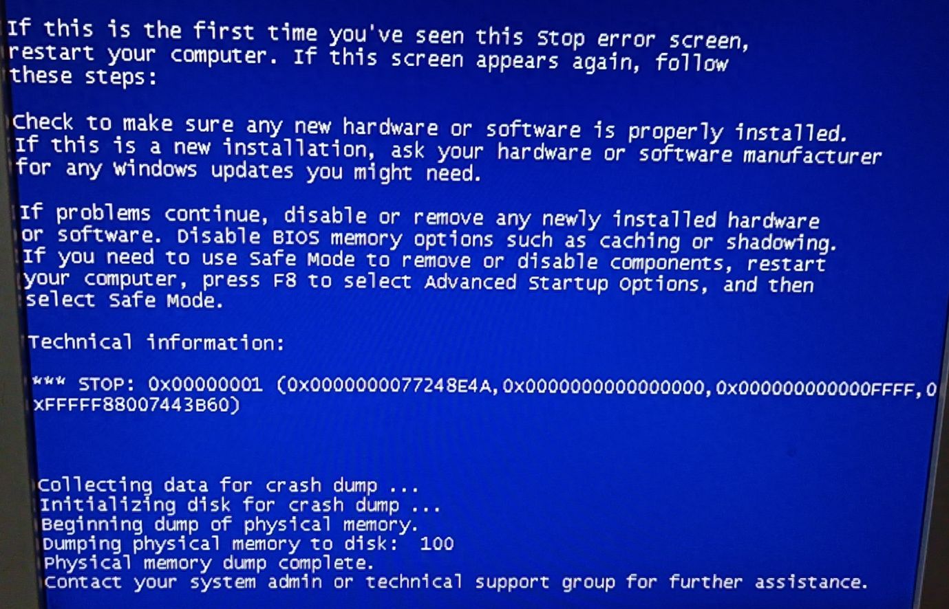 笔记本电脑开机蓝屏出现一堆英文怎么解决（电脑蓝屏一键恢复方法）