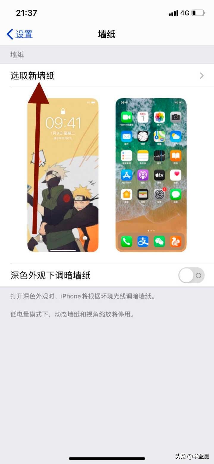 苹果手机墙纸怎么更换（iphone14怎么设置主屏幕壁纸）