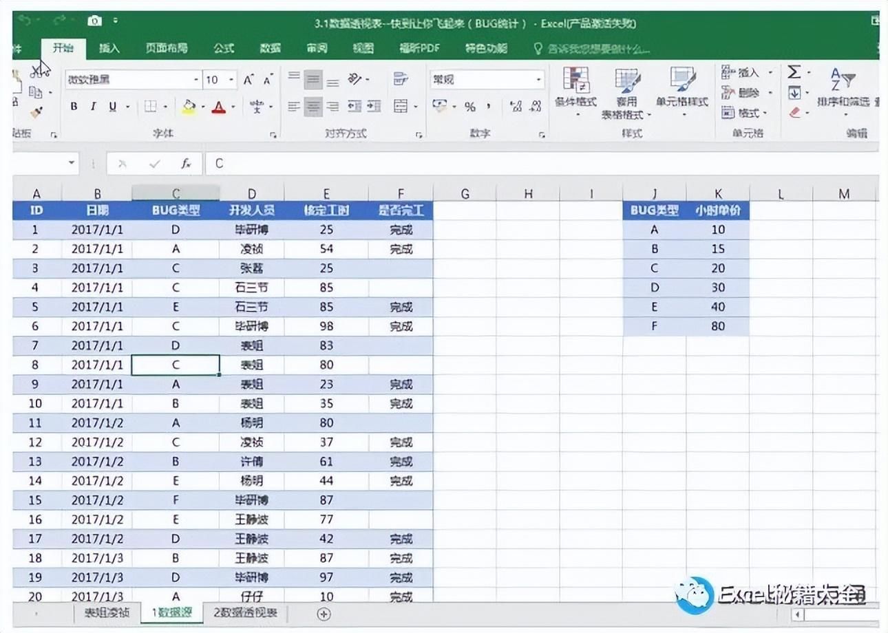 数据透视表实例教程（Excel如何生成数据透视表）