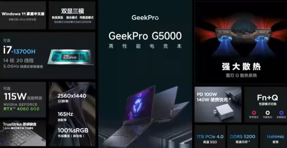 联想Geek Pro G5000测评（2023年拯救者G5000什么时候发售及价格）
