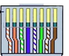网线的接法及水晶头的接法图解（网线ab接法及颜色顺序）