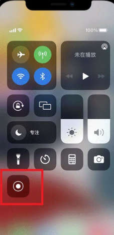 苹果手机怎么录屏有声音（小圆浮标在哪里开启录屏功能）